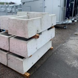 Concrete water trough 5ft2” x 1ft8” . 40 gallon double water trough. With drainage plugs. 
 For details call  Mark on 07710637078