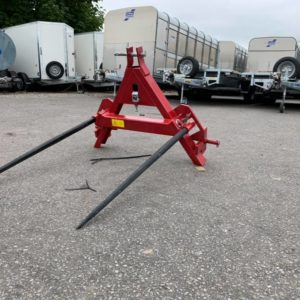  Folding bale spike. A-frame linkage ,locking pin to hold spikes folded . For further information Call Mark on 07710637078 or Allan Grant 07743 199174.