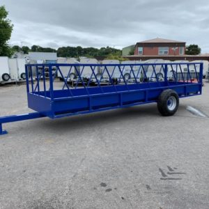  New 32 Space feed trailer . 19ft length . Timber floor ,rear open swing door . Fixed sides with diagonal bars . For more info Call Mark on 07710637078 or Sam on 07522716854