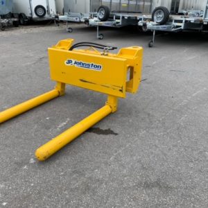 Johnston Bale Handler .Comes complete with hydraulic ram, Rolling Detachable rollers with grease nipples, 
Bale spikes 1200mm, Matbro cone and pin attachment.
For further information contact Allan Grant 07743 199174 Or Mark on 07710637078.