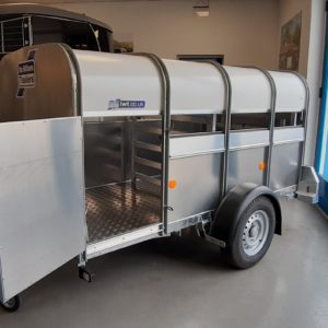 New Ifor Williams P8G Livestock trailer 1400kg, 8ft long 4ft Headroom complete with Rear loading gates, internal divison & Spare wheel , Ready to work For more details Contact Mark on 07710 637078
