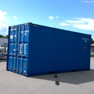 20ft Hi-Cube Container, Double Doors Each End ,  Very clean inside, treated with anti condensation paint and rubber seals on all doors, Delivery possible For more details please call Mark on 07710 637078 