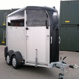 Selling on Behalf of customer, Ifor Williams HBX403 Black Single Horsebox, Build date March 2022, In as new condition and unused, For more details contact Mark on 07710 637078 or Sales on 01463248268