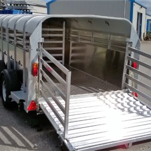 New Ifor Williams TA5 12ft x 4ft Stockbox, 2700kg Complete with Rear loading gates, Internal division, sumptank kit & spare wheel, For more information please contact Mark on 07710 637078 or 01463 248268
