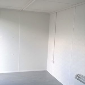 New Office Container 20ft x 8ft , Complete with Security Shutters, Opening Windows, Heater, Twin Electrical Sockets, Lights & Consumer unit with electrical exterior entry point, For more details & delivery if required contact Mark on 07710 637078 or Sales on 01463 248268