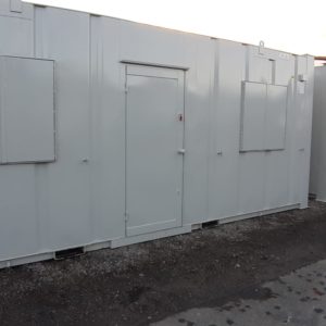 20ft x 8ft Office Container, EX- Hire only used for 3 months , Fitted with Electric Hook-up & Security shutters on windows, for more information Prices and Delivery if required please contact Mark on 07710 637078 or Sales on 01463 248268 