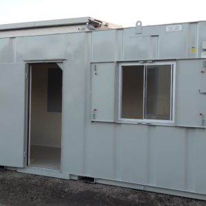 20ft x 8ft Office Containers, complete with Electric Hook-up & Security shutters on windows, for more information Prices and Delivery if required please contact Mark on 07710 637078 or Sales on 01463 248268 