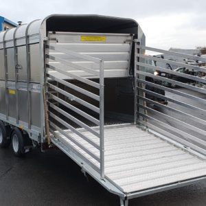 New Ifor Williams DP120 12ft x 6ft Stockbox, 3500kg , De-mountable Stockbox, Complete with Easyload Deck System, sumptank kit, Rear loading gates & spare wheel, Internal divisions, Cattle divisions etc all available as shown in pics, For more information please call Mark on 07710 637078 ,Sam on 07522 716854 or Sales on 01463 248268