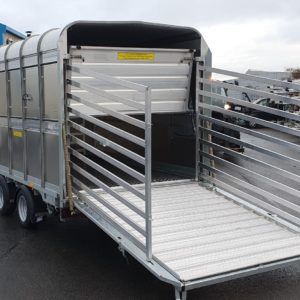 New Ifor Williams DP120 12ft x 6ft Stockbox, 3500kg , De-mountable Stockbox, Complete with Easyload Deck System, sumptank kit, Rear loading gates & spare wheel, Internal divisions, Cattle divisions etc all available as shown in pics, For more information please call Mark on 07710 637078 ,Sam on 07522 716854 or Sales on 01463 248268.

Available to view at Inverness & Inverurie Depots.