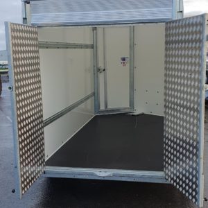 New Ifor Williams BV105 Boxvan 6ft Head room, 2700kg, Complete with front access door rear ramp/barn doors, internal receiver track & spare wheel, For more details please call Mark on 07710 637078, Sam on 07522 716854 or Sales on 01463 248268