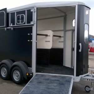 New Ifor Williams HB511 Black Horsebox , Complete With Sliding Windows & Wheel trims , Stalled for 2 x 17.2hh Accessories available inc Alloy Wheels, Tackpack etc For more details & prices please contact Mark on 07710 637078, Sam on 07522 716854 or Sales on 01463 248268 phone calls only no messages will be answered 
