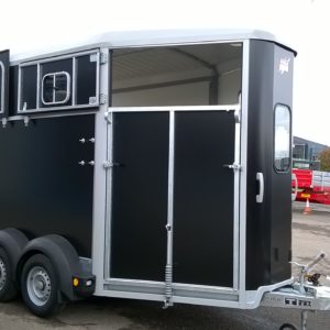 New Ifor Williams HB511 Black Horsebox , Complete With Sliding Windows & Wheel trims , Stalled for 2 x 17.2hh Accessories available inc Alloy Wheels, Tackpack etc For more details & prices please contact Mark on 07710 637078, Sam on 07522 716854 or Sales on 01463 248268 phone calls only no messages will be answered.

Available to view at Inverness & Inverurie Depots.