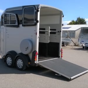 Ex-Demo Ifor Williams HBX511 Horsebox in Silver 2700kg Stalled for 2 x 17.2hh horses , Fitted with Internal padding and wheel trims as standard, Datataged with 12 month Ifor Williams warranty. Ex-Demo was used once for a show £8870.00 + Vat, Accessories available including tack packs, full width bars, head partitions etc , for more information Call D.R Alexander & Son Inverness (Ifor Williams Main Dealer) Mark on 07710 637078, Sam on 07522716854 or Sales on 01463 248268 Trade ins welcome Please no text messages