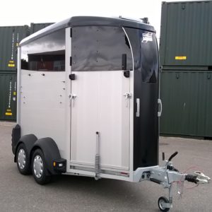 New Ifor Williams HBX403 Black Horsebox , Complete With Internal Padding & Wheel trims , Stalled for 1 x 16.2hh horse Accessories available inc Alloy Wheel, Awning, Tackpack etc For more details & prices please contact Mark on 07710 637078, Sam on 07522 716854 or Sales on 01463 248268 phone calls only no messages will be answered.

Available to view at Inverness & Inverurie Depots.