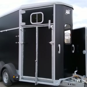EX-Demo Ifor Williams HB506 Black Horsebox , Complete With Sliding Windows, & Wheel trims , Stalled for 2 x 16.2hh Horses Full Ifor Williams Warranty & Datatag, Used once on demo, Accessories available inc Alloy Wheels, etc For more details please contact Mark on 07710 637078, Sam on 07522 716854 or Sales on 01463 248268 Phone calls only no messages will be answered