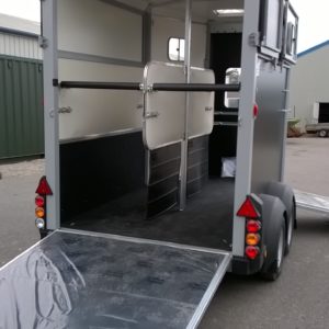 EX-Demo Ifor Williams HB506 Black Horsebox , Complete With Sliding Windows, & Wheel trims , Stalled for 2 x 16.2hh Horses Full Ifor Williams Warranty & Datatag, Used once on demo, Accessories available inc Alloy Wheels, etc For more details please contact Mark on 07710 637078, Sam on 07522 716854 or Sales on 01463 248268 Phone calls only no messages will be answered