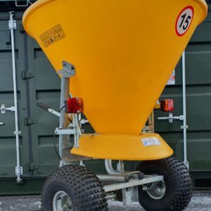 Towable Salt Spreader / Fertilizer Spreader, Adjustable skirt, for towing behind quads etc
For more details call Mark on 07710 637078, Sam on 07522 716854 or sales on 01463 248268 please no text messages phone calls only