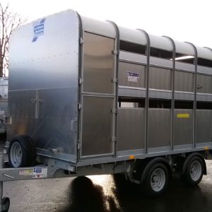 Ifor Williams DP120 12ft x 6ft Stockbox, 3500kg Build Date Feb 2023, Complete with easyload decks, sumptank, rear loading gates & spare wheel, Used once, property of customer selling due to retirement, very clean, balance of warranty on trailer, For more details call Mark on 07710 637078 or Sales on 01463 248268 no text messages