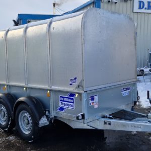 New Ifor Williams GD84 Goods Trailer Livestock now in stock, 2700kg, complete with rear loading Gates & Removable Canopy, accessories available including mesh kits, ladder racks LED lights etc For more details & Prices please call Mark on 07710 637078 or Sales on 01463 248268 Please phone calls only no messages will be answered