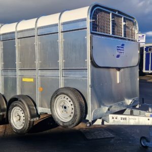 New Ifor Williams TA510 12ft x 6ft Stockbox  3500kg , Complete with Drop Down Front Flap, rear loading gates, Sumptank Kit, Cattle division & Spare Wheel,  For more information & prices please call Mark on 07710 637078, Sam on 07522 716854 or Sales on 01463 248268, Please do not message or text, Phone calls only Messages through Facebook only.

Available to view at Inverness & Inverurie Depots.