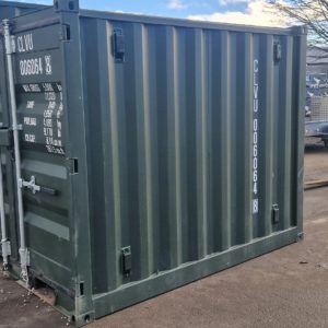 Shipping Container 8ft6" x 6ft" in Dark Green, Delivery available , for more information please call Mark  on 07710 637078 or Sam on 07522 716854 or Sales on 01463 248268 Please no phone messages, Messages through facebook only please