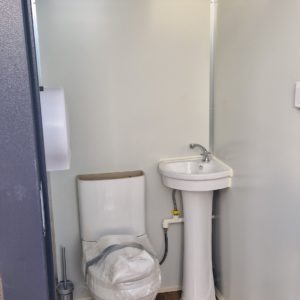 Twin Toilet Block, Complete with sinks , water & electric Hook up, Delivery available, for more information please call Mark  on 07710 637078 or Sam on 07522 716854 or Sales on 01463 248268 Please no phone messages, Messages through facebook only please