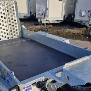 Ifor Williams GH94bt Plant Trailer, 2700kg Build Date Nov 22, Very clean used once, complete with LED lights, bucket rest & spare wheel, fully serviced by our workshop & ready to work, for more details call Mark on 07710 637078, Sam on 07522 716854 or sales on 01463 248268