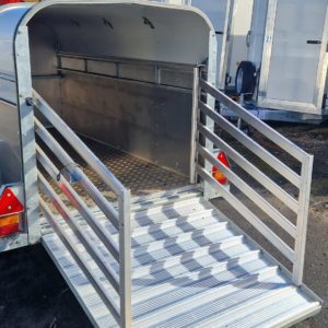 New Ifor Williams P8G Livestock Trailer 1400kg Complete with rear loading gates & Spare Wheel, Accessories available including internal divisions etc, for more details & prices Please Call Mark on 07710 637078 , Sam on 07522 716854 or Sales on 01463 248268.

Available to view at Inverness & Inverurie Depots.

Available to view at Inverness & Inverurie Depots.