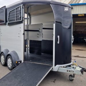 Ifor Williams HBX511 Black Horsebox, Build Date July 22, 2700kg , built for 2 x 17.2hh horses, very good condition, Fully serviced by our workshop, delivery possible, accessories available including internal padding etc, For more details please contact D.R. Alexander & Son Main Ifor Williams Distributor for North of Scotland, Mark on 07710 637078, Sam on 07522 716854 or Sales on 01463 248268 or message through facebook
