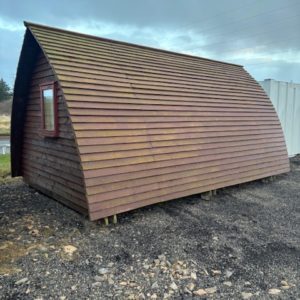 Glamping Pods, 2 available . Very clean, Delivery with Hiab can be arranged. For more details 
contact Mark on 07710 637078 or Sales on 01463 248268

