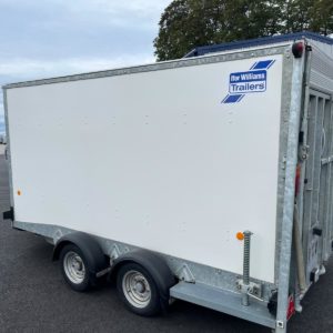 Ifor Williams BV126 Boxvan 3500kg Build Date TBC, Complete with Rear ramp/barn doors, inspection door , heavy duty propstands & spare wheel, fully serviced by our workshop and ready to work For more details call Mark on 07710 637078 or Sales on 01463 248268