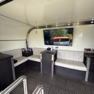 Used Ifor Williams Exhibition Unit , Full Spec, Electric Hook Up, Water, TV Screen, Fridge, Leather Seats.
More pics available on request.